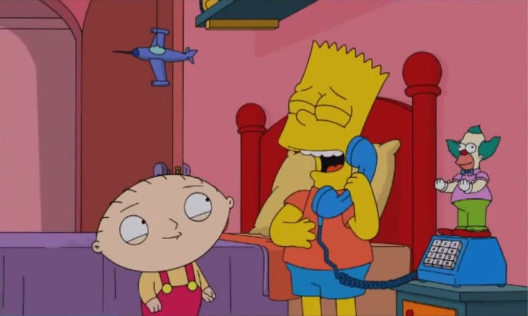 Family guy and discount the simpsons full episode